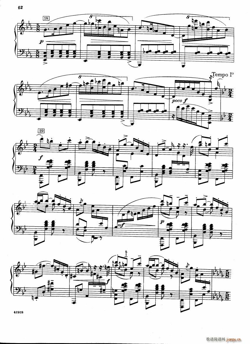 Barber op 28 Souvenirs piano solo(钢琴谱)12