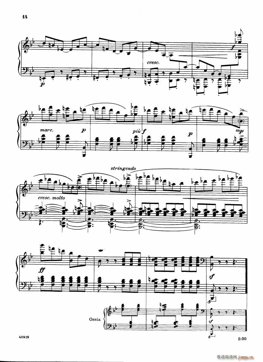 Barber op 28 Souvenirs piano solo(钢琴谱)14