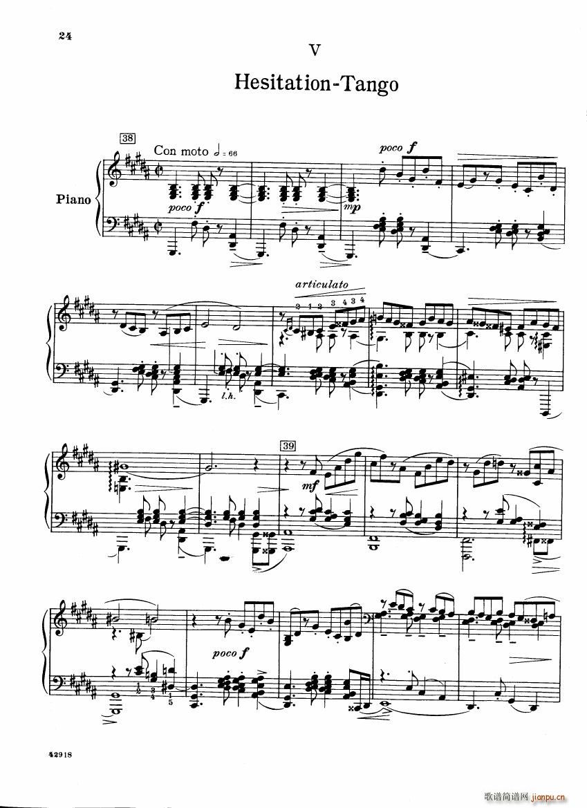 Barber op 28 Souvenirs piano solo(钢琴谱)17