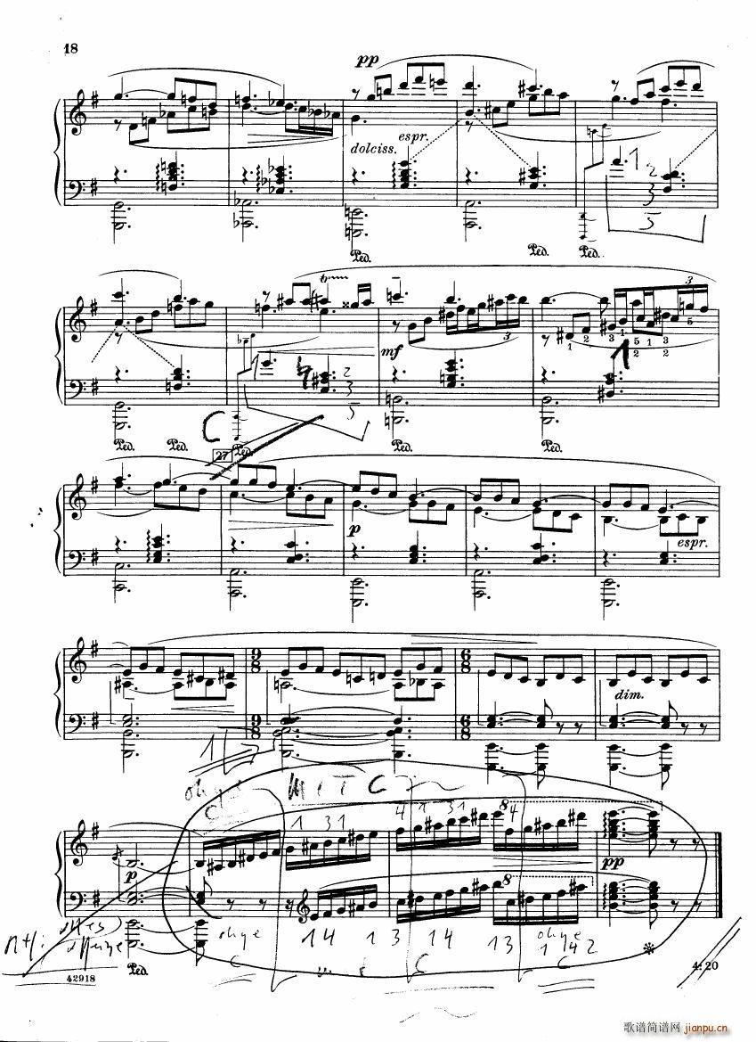 Barber op 28 Souvenirs piano solo(钢琴谱)18