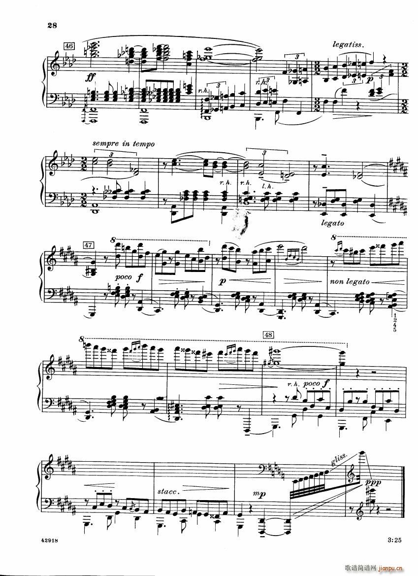 Barber op 28 Souvenirs piano solo(钢琴谱)26