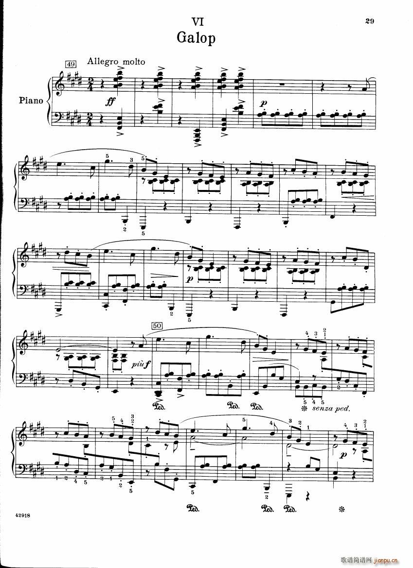 Barber op 28 Souvenirs piano solo(钢琴谱)29