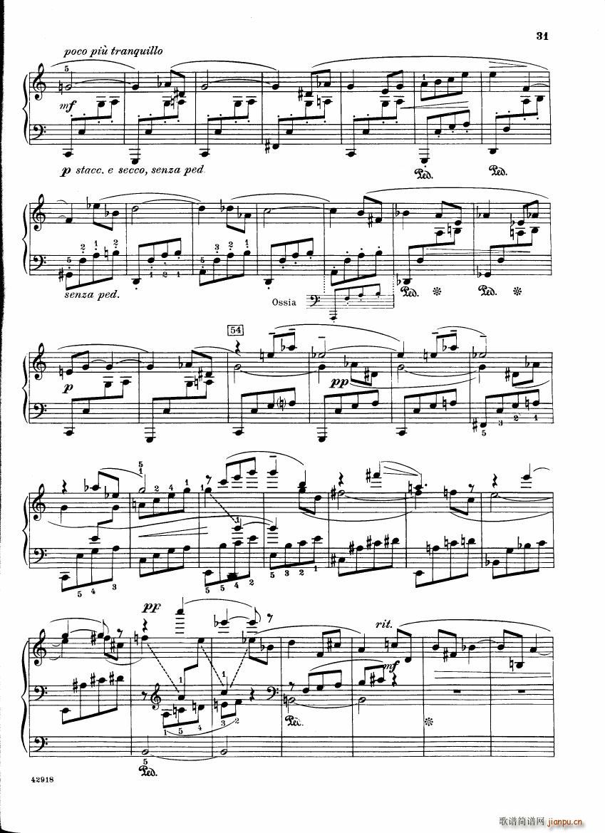 Barber op 28 Souvenirs piano solo(钢琴谱)31