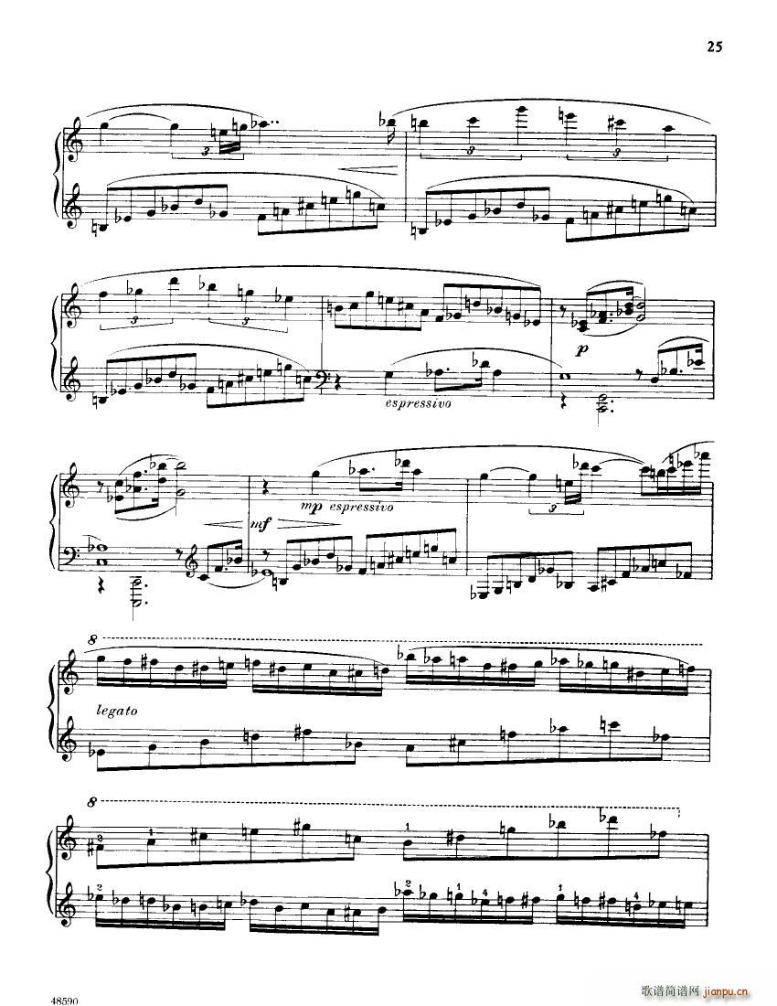 Barber op 26 Piano Sonata(钢琴谱)3