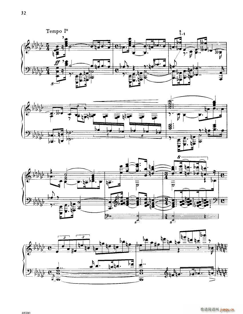 Barber op 26 Piano Sonata(钢琴谱)10