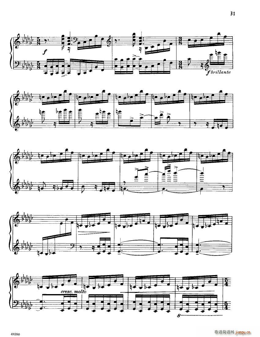 Barber op 26 Piano Sonata(钢琴谱)8