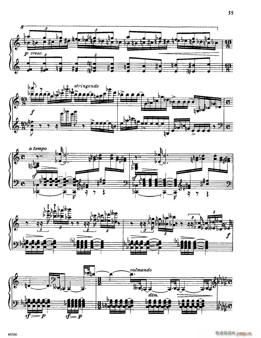 Barber op 26 Piano Sonata(钢琴谱)13