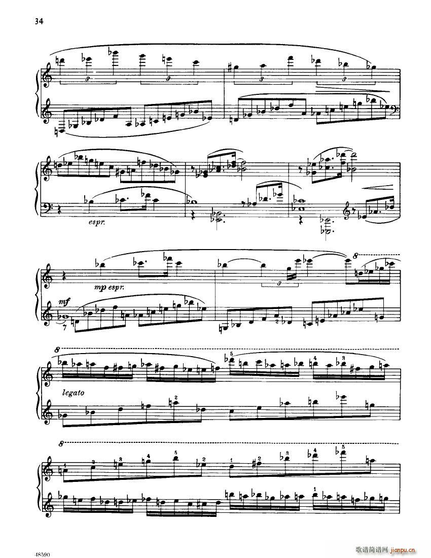 Barber op 26 Piano Sonata(钢琴谱)12