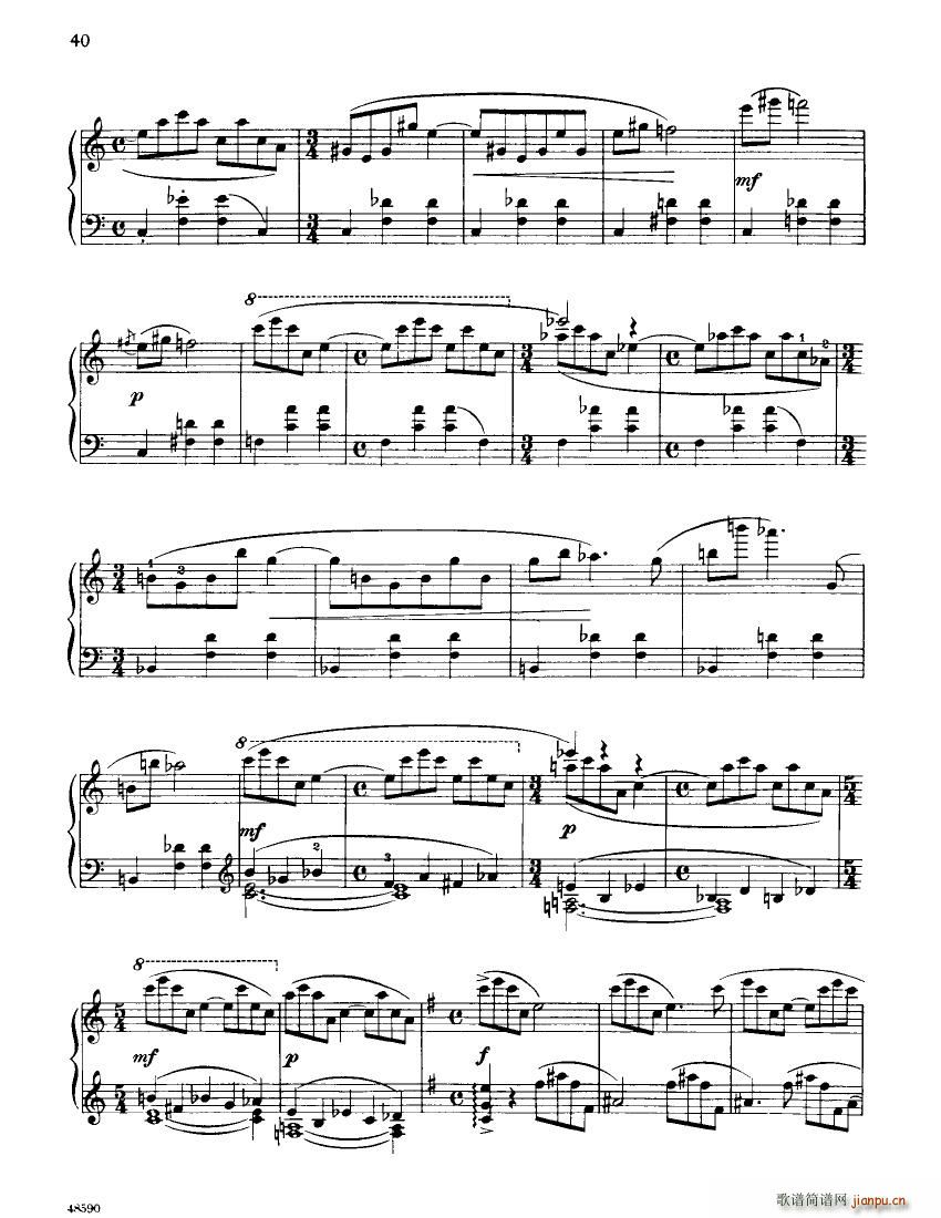 Barber op 26 Piano Sonata(钢琴谱)18
