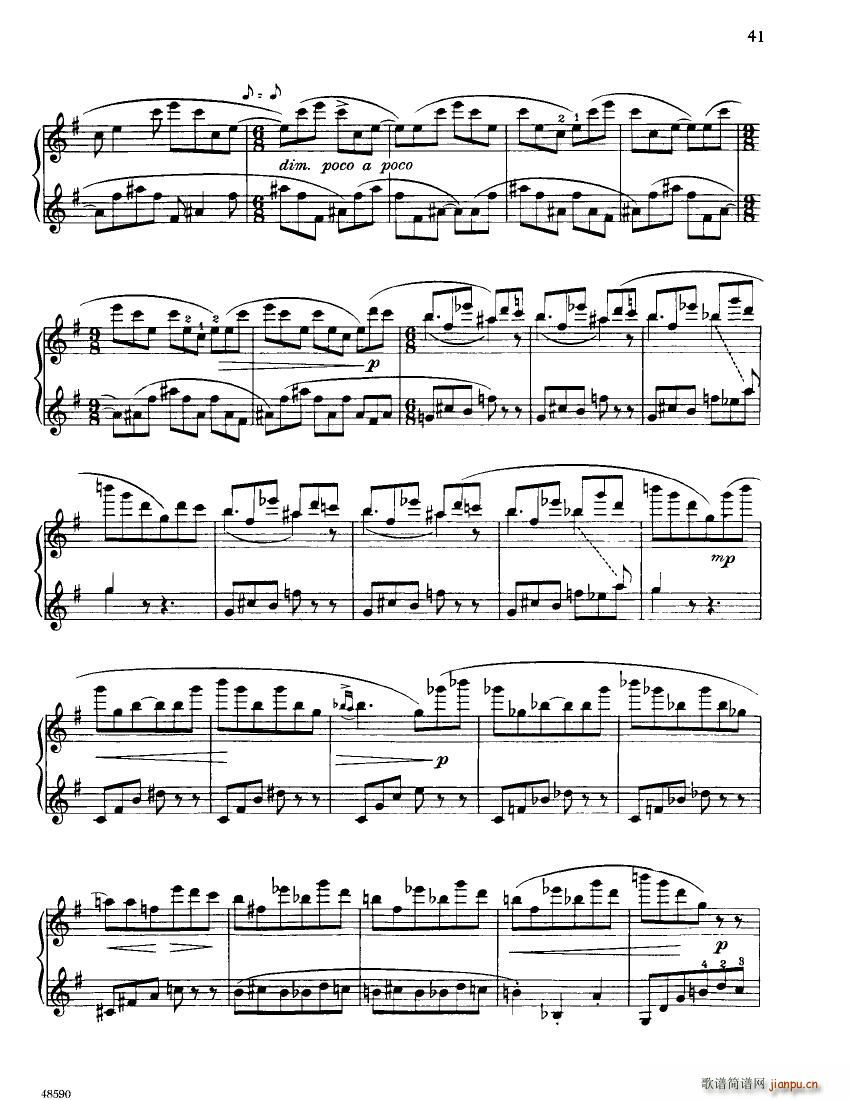 Barber op 26 Piano Sonata(钢琴谱)19