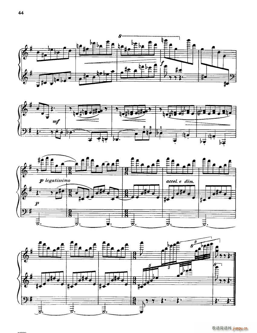 Barber op 26 Piano Sonata(钢琴谱)22