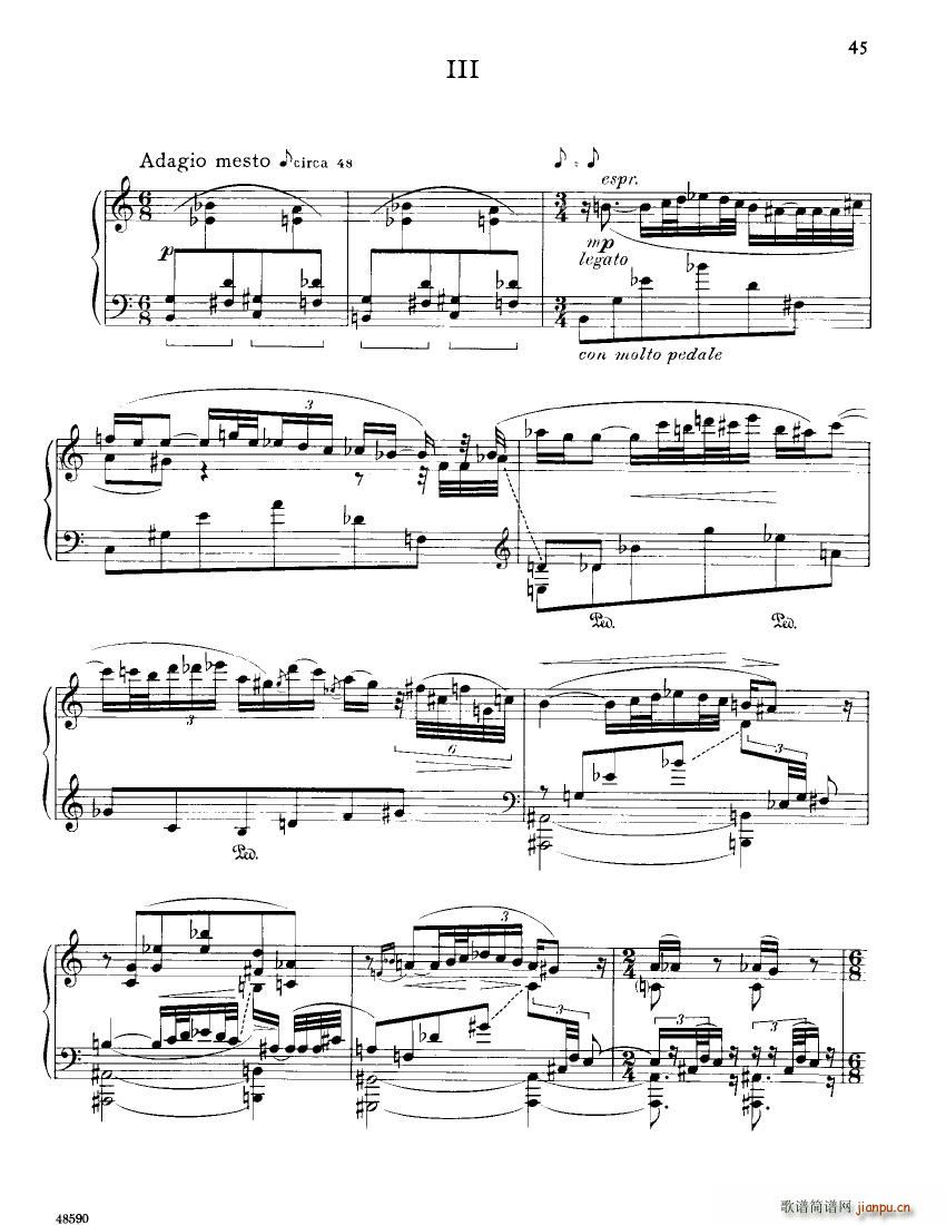 Barber op 26 Piano Sonata(钢琴谱)23