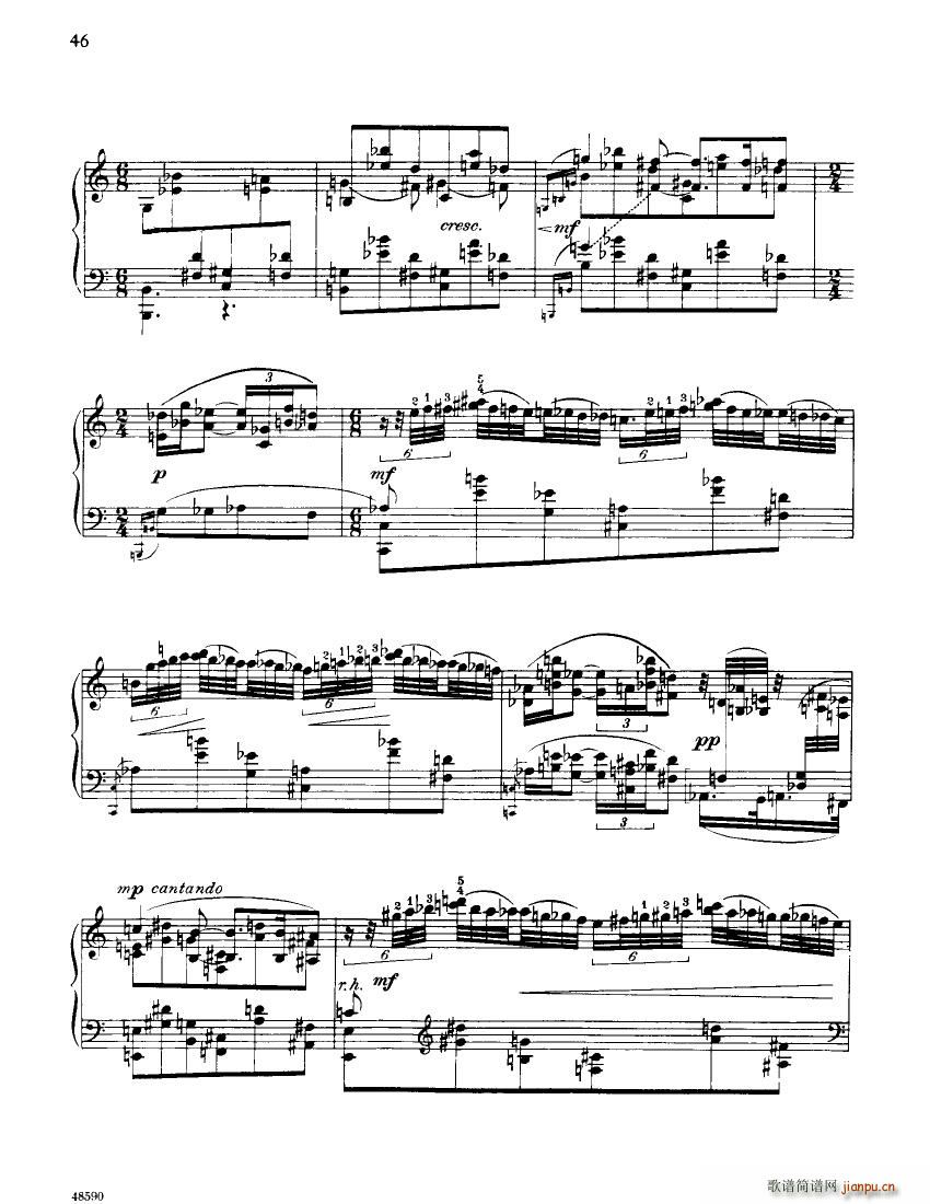 Barber op 26 Piano Sonata(钢琴谱)24