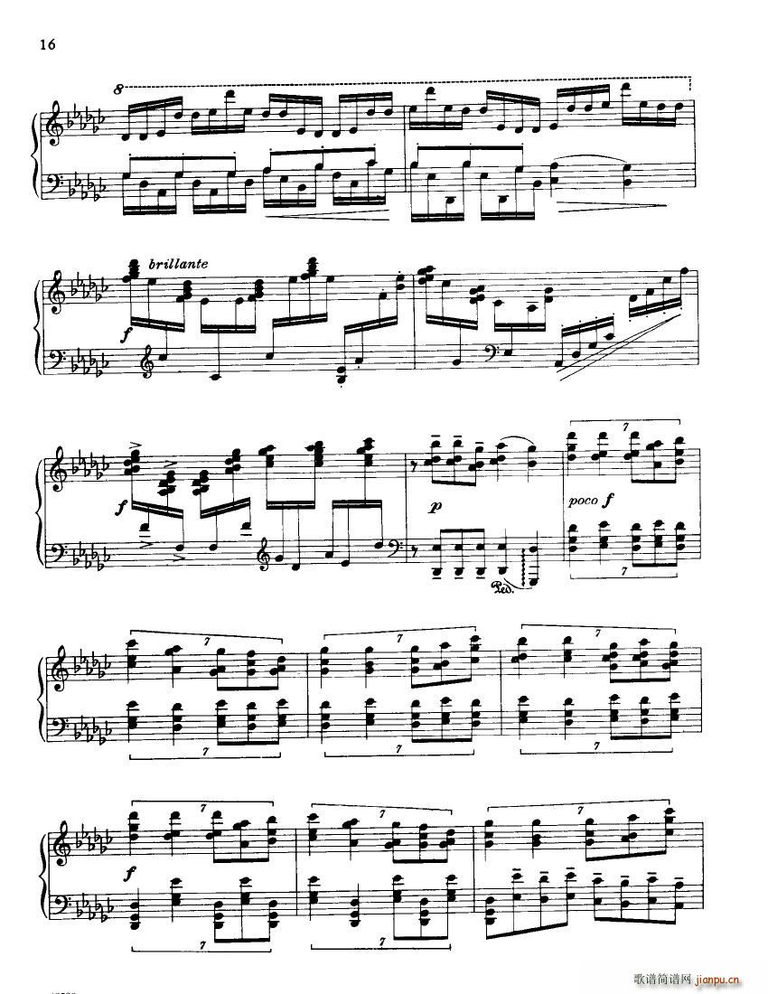 Barber op 20 Excurtions(钢琴谱)14