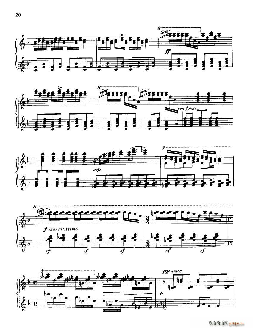 Barber op 20 Excurtions(钢琴谱)18