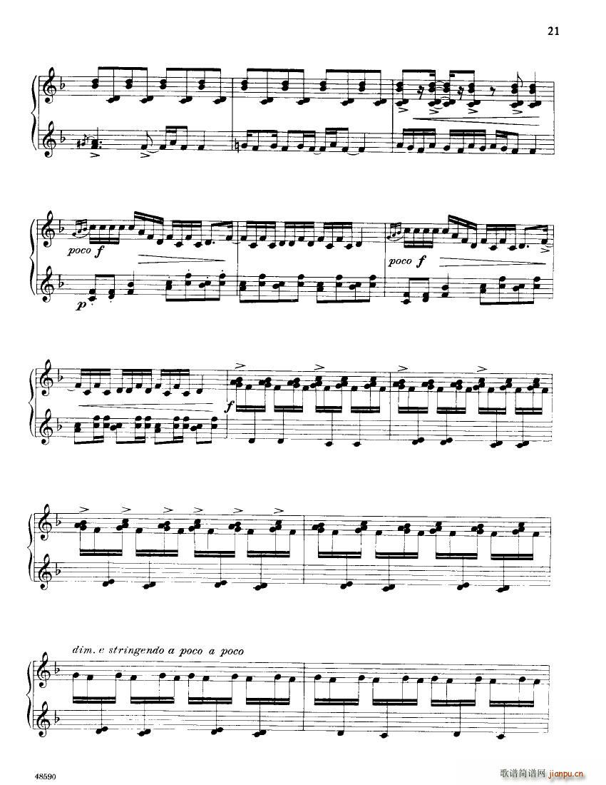 Barber op 20 Excurtions(钢琴谱)19