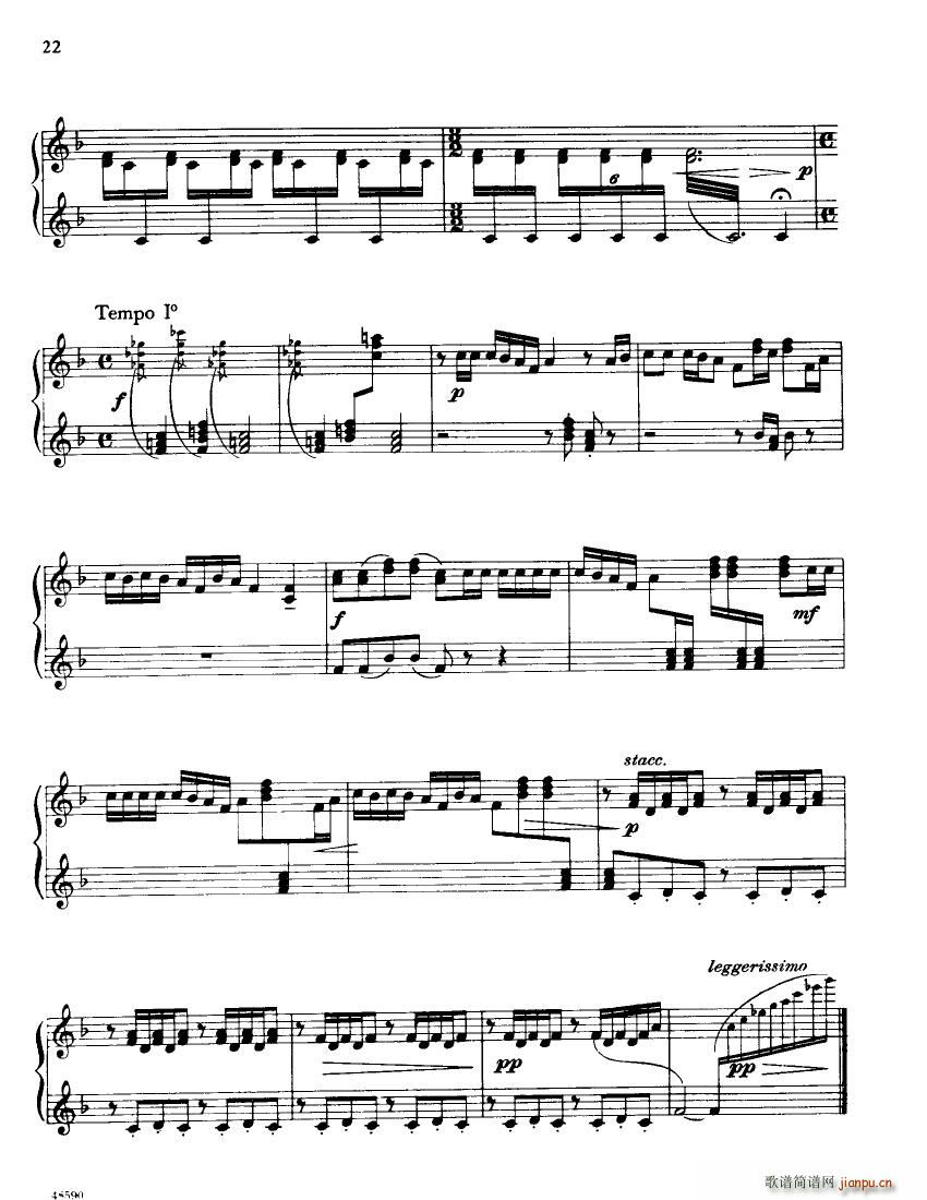 Barber op 20 Excurtions(钢琴谱)20