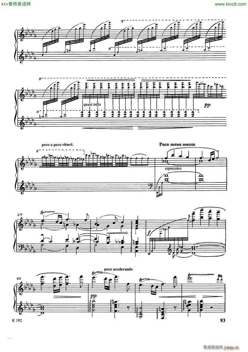 Glinka Balakirev The Lark(钢琴谱)6