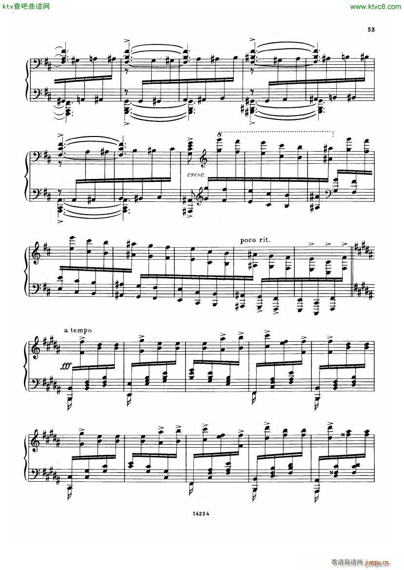 Balakirev Scherzo No 1(钢琴谱)16