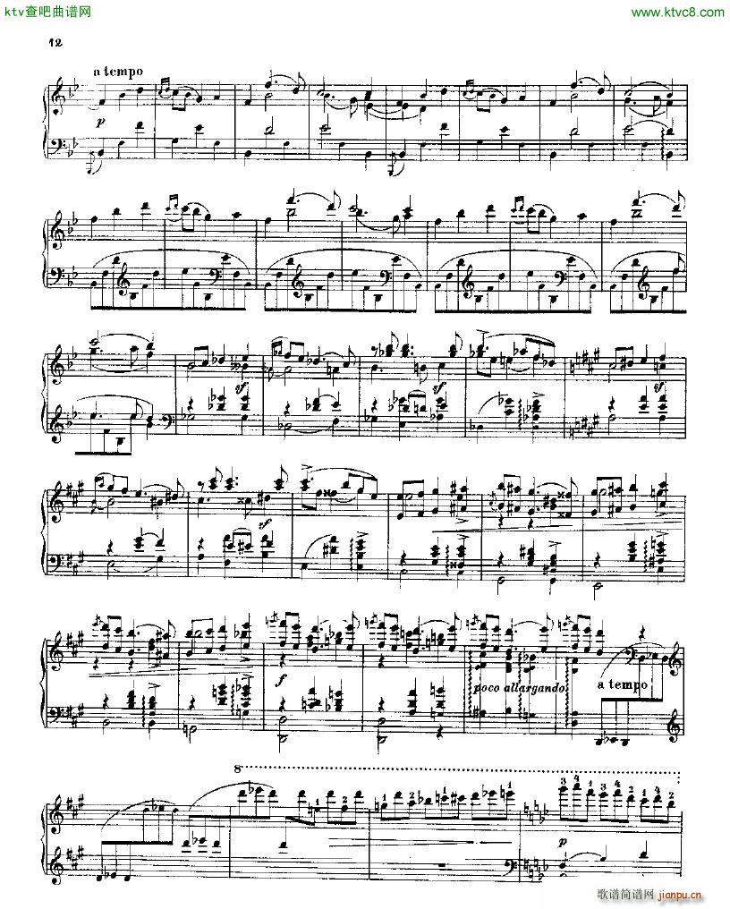 Balakirev Piano Sonata In B Flat Minor(钢琴谱)11