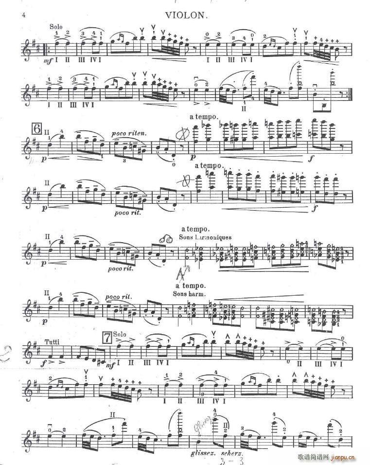 Bazzini op 25 La Ronde des Lutins violin(钢琴谱)1