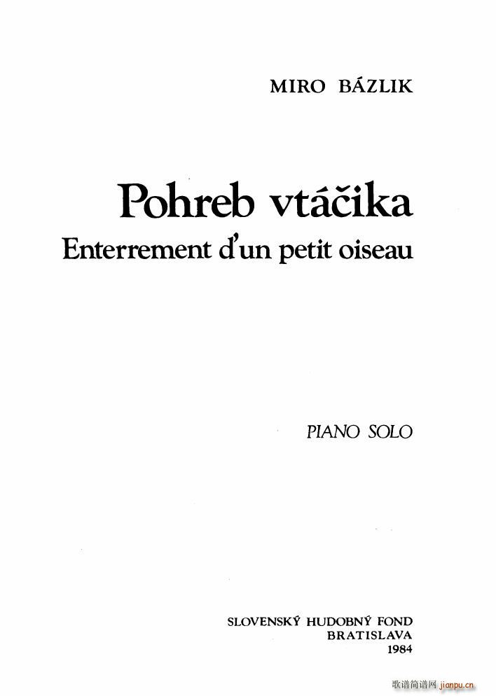 Bazlik Preludes book 1(钢琴谱)33