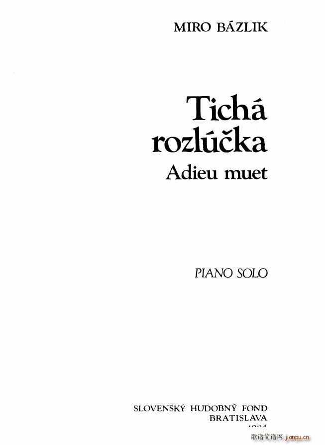 Bazlik Preludes book 1(钢琴谱)39