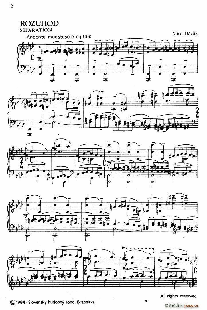 Bazlik Preludes book 1(钢琴谱)53