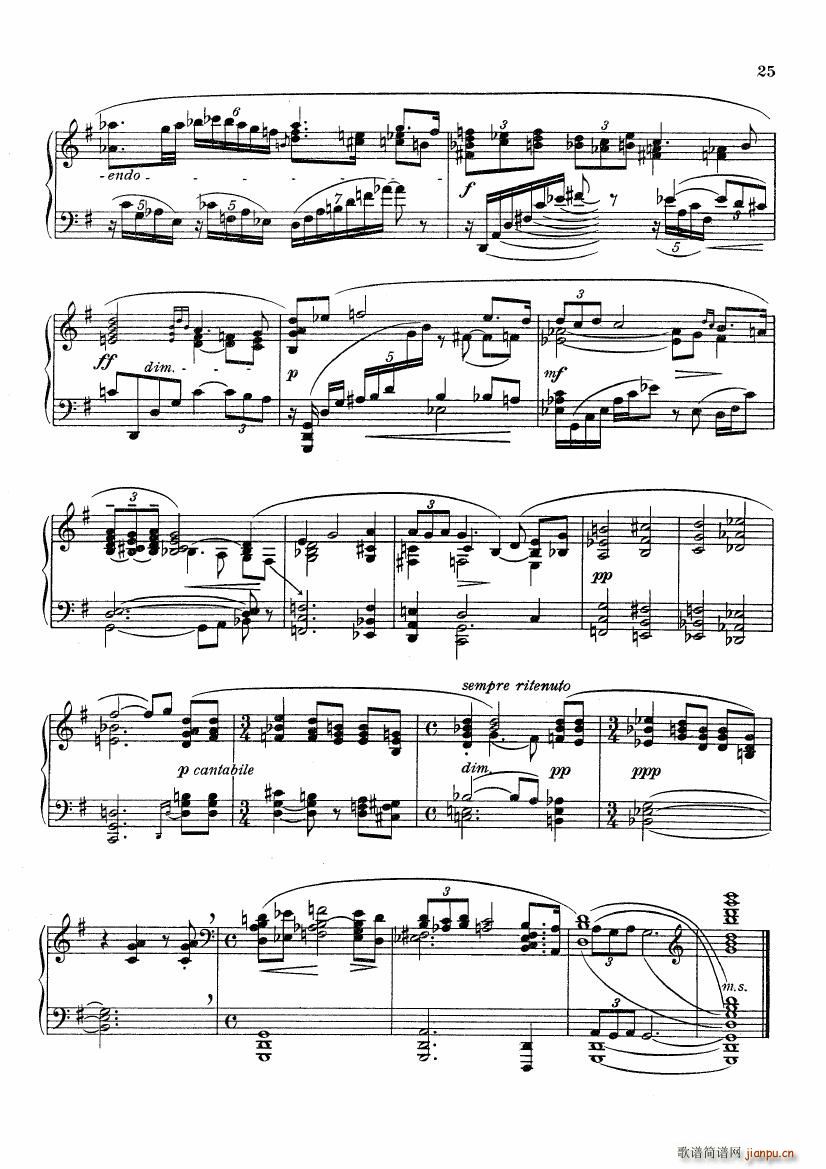 Bax Sonata No 3(钢琴谱)24