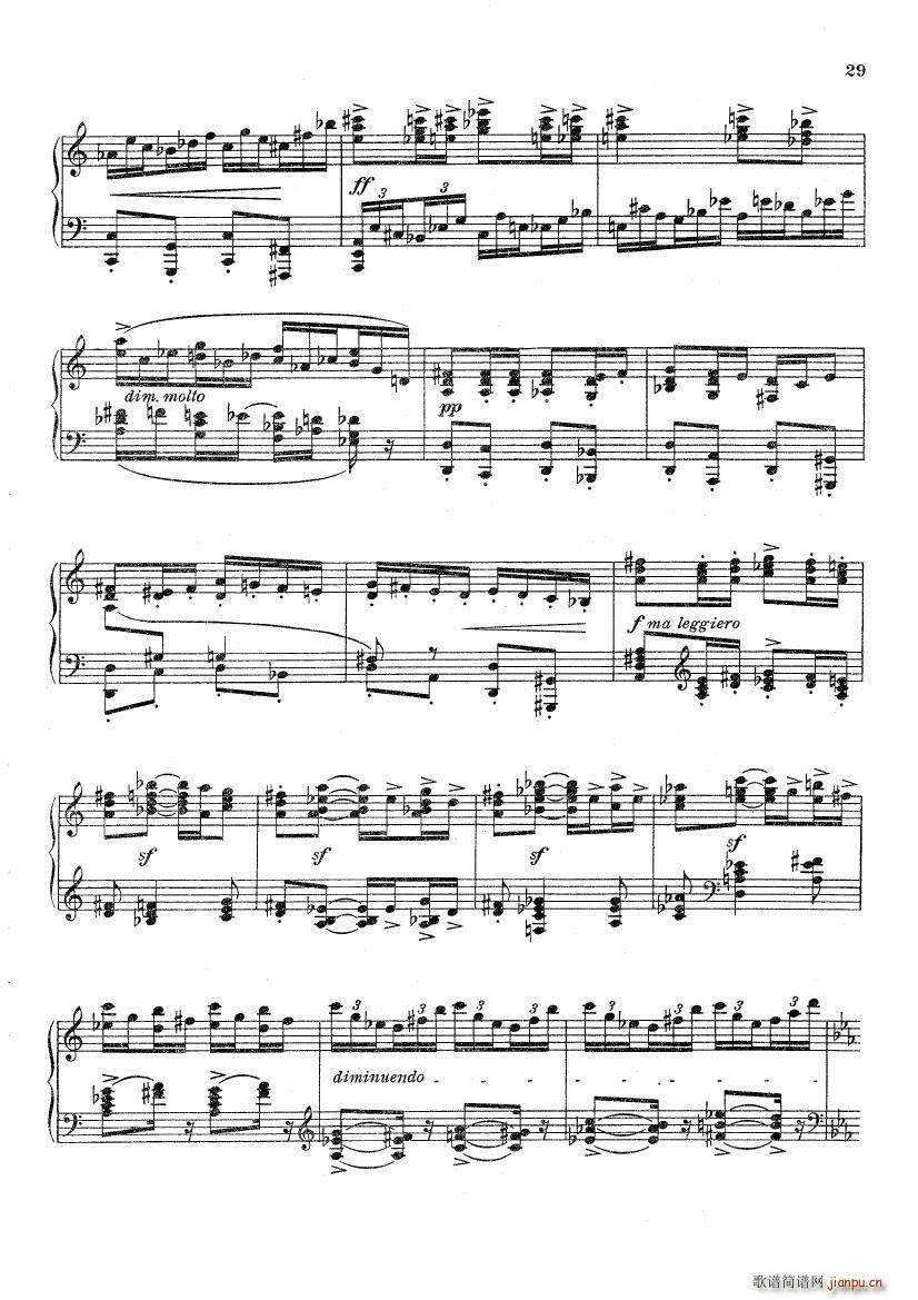 Bax Sonata No 3(钢琴谱)28