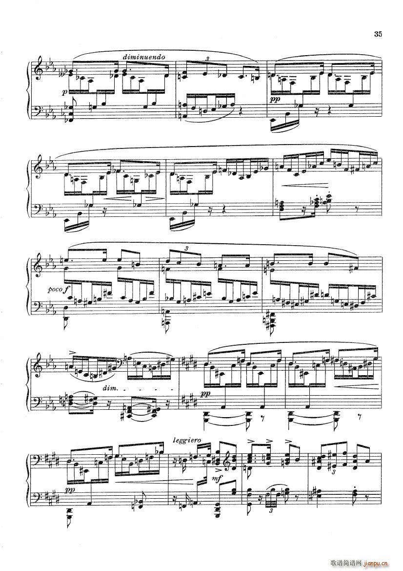 Bax Sonata No 3(钢琴谱)34