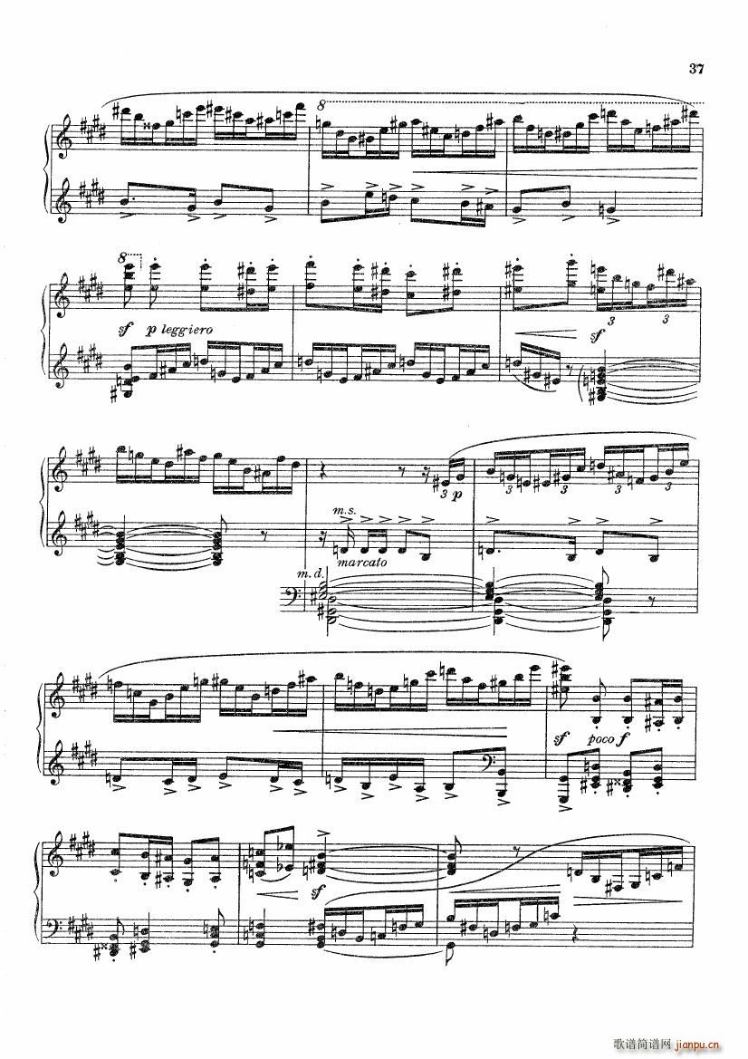 Bax Sonata No 3(钢琴谱)36