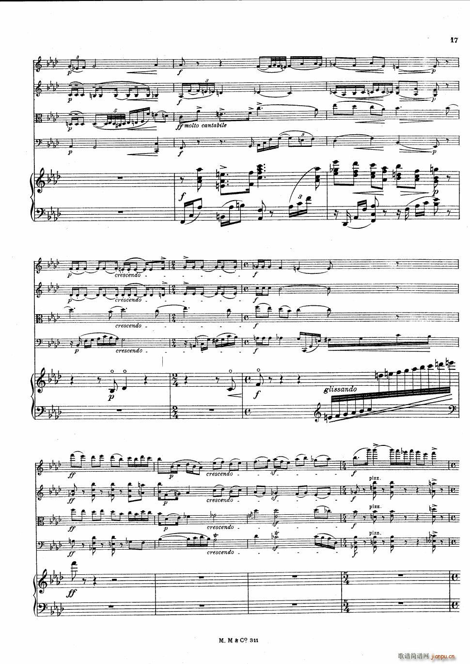 Bax Quintet for Harp and Strings(钢琴谱)17