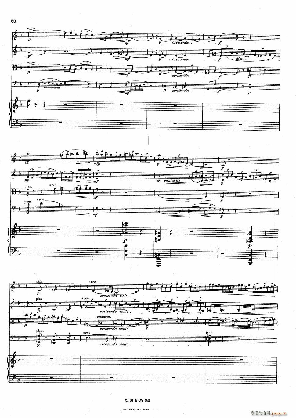 Bax Quintet for Harp and Strings(钢琴谱)20