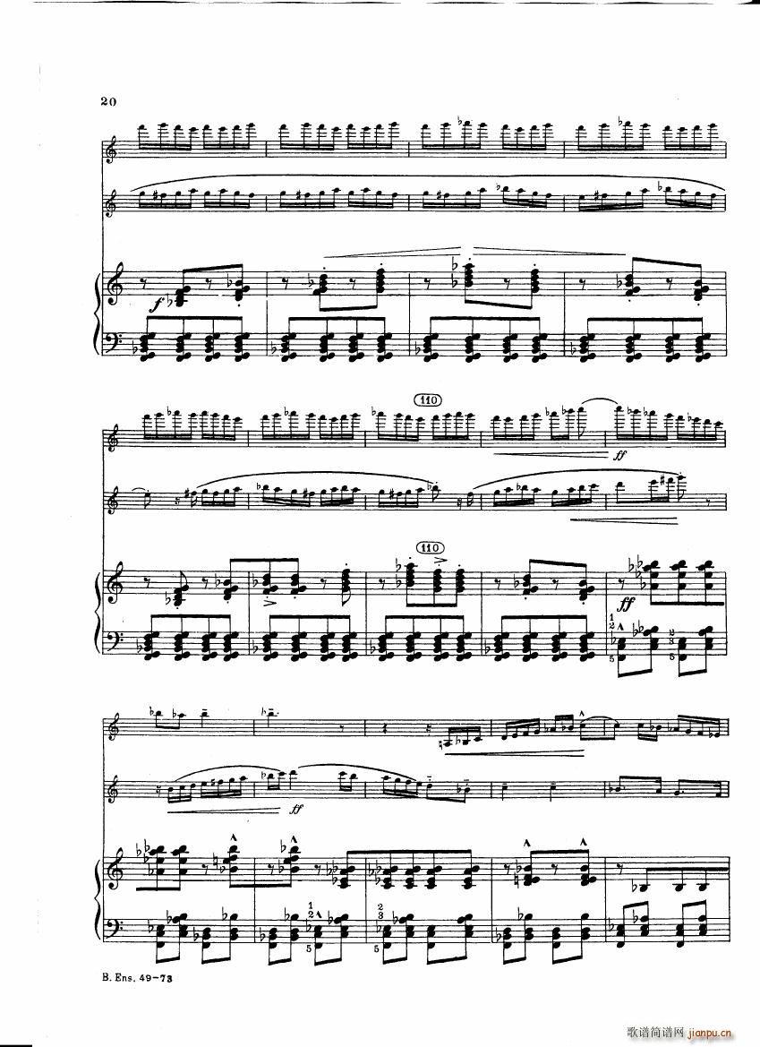 Bartok SZ 111 Contrasts pianoscore(钢琴谱)21
