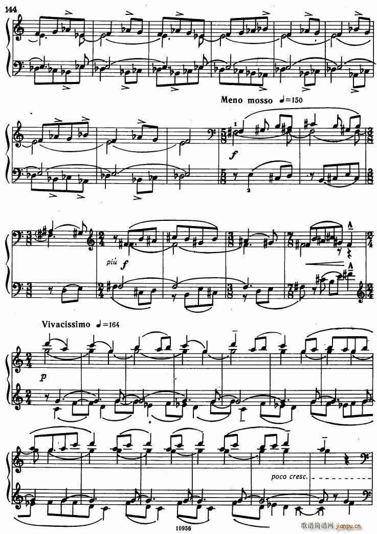 Bartok SZ 107 Mikrokosmos for Piano 140 153(钢琴谱)5