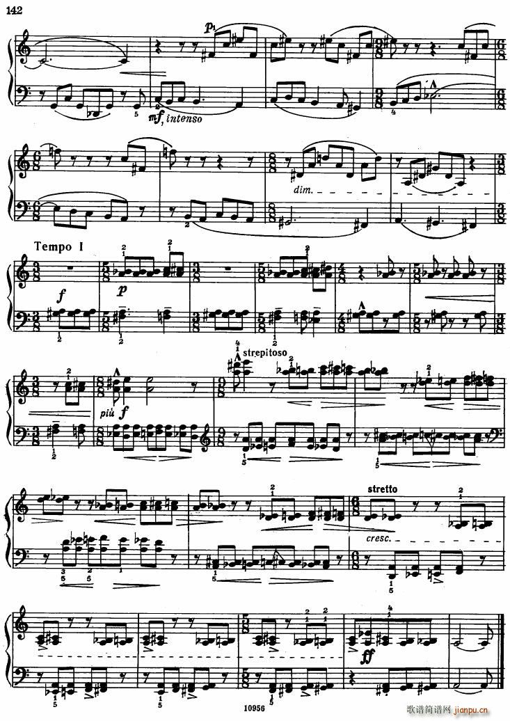 Bartok SZ 107 Mikrokosmos for Piano 140 153(钢琴谱)3