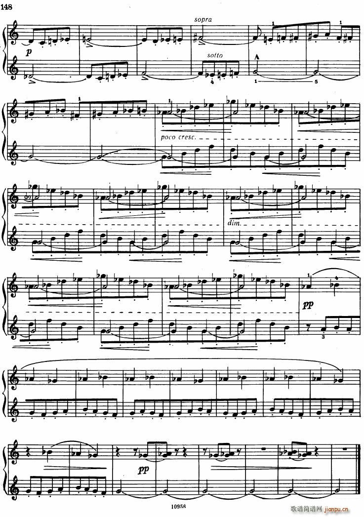 Bartok SZ 107 Mikrokosmos for Piano 140 153(钢琴谱)9