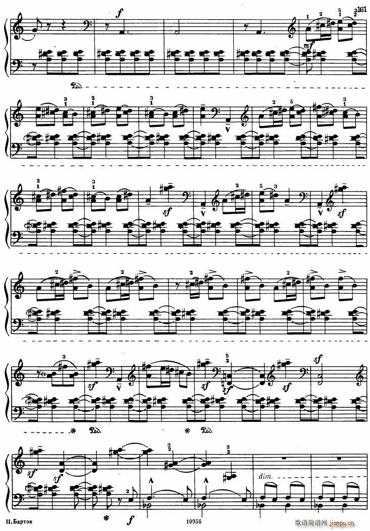 Bartok SZ 107 Mikrokosmos for Piano 140 153(钢琴谱)22