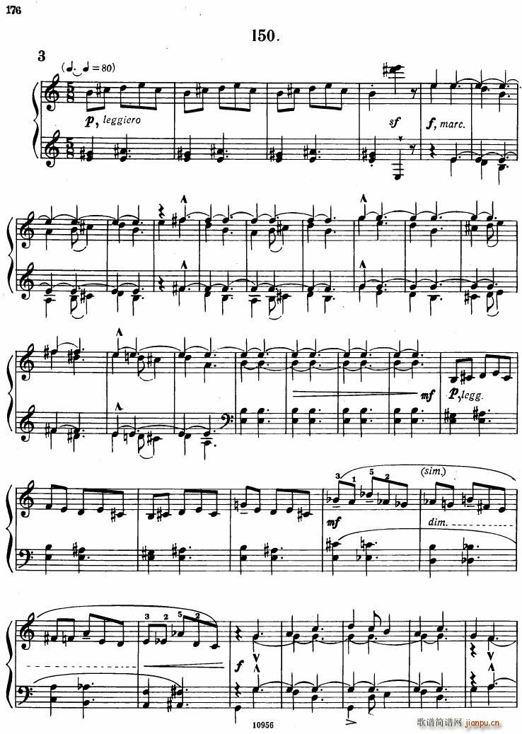 Bartok SZ 107 Mikrokosmos for Piano 140 153(钢琴谱)37