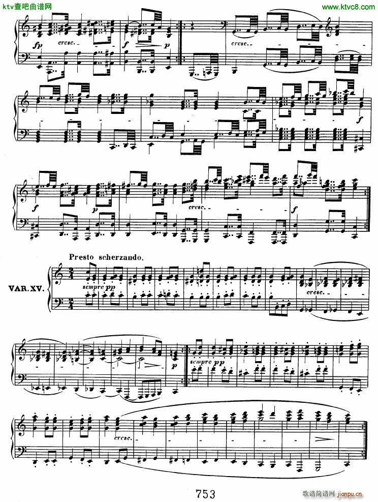 Beethoven op 120 Diabelli Variations(钢琴谱)13