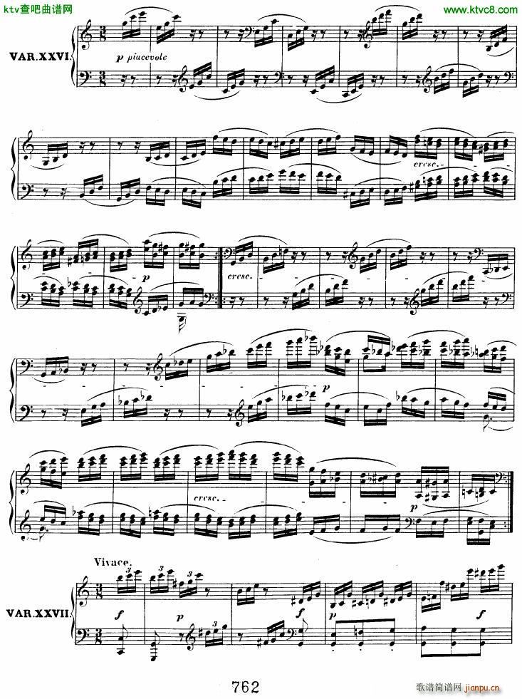 Beethoven op 120 Diabelli Variations(钢琴谱)22