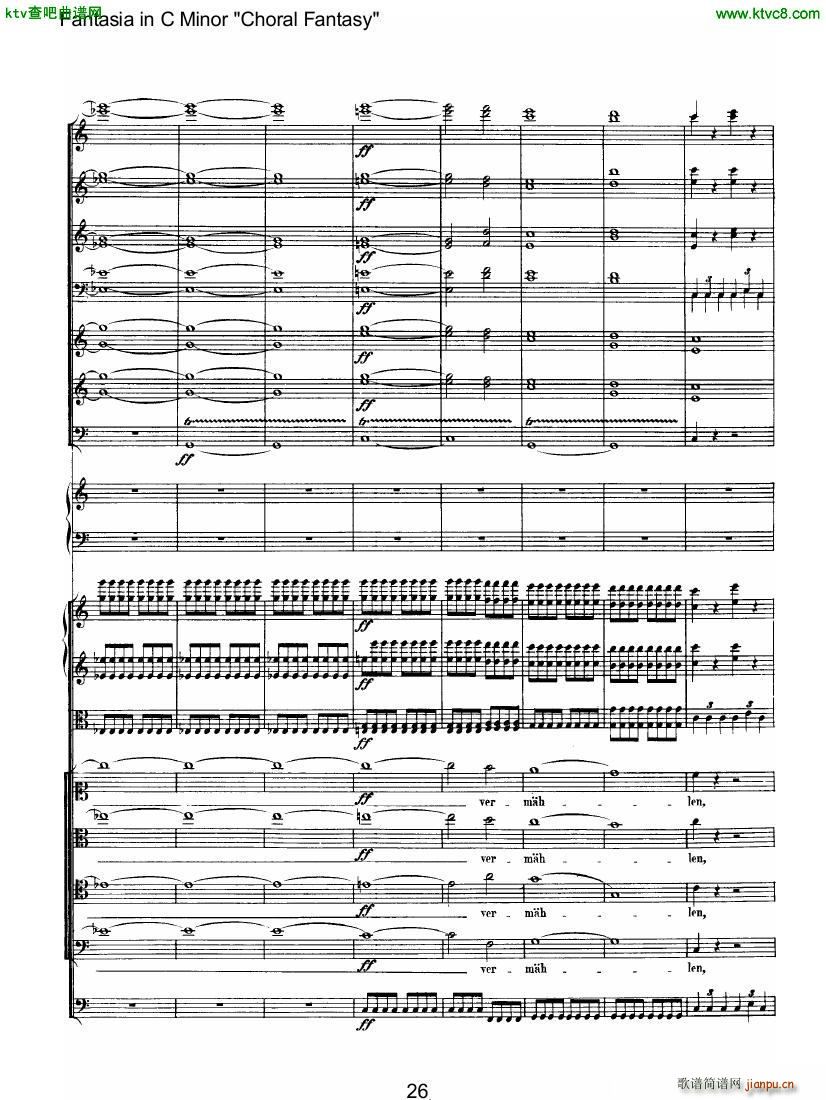 Beethoven op 80 Choral Fantasy 二(钢琴谱)11