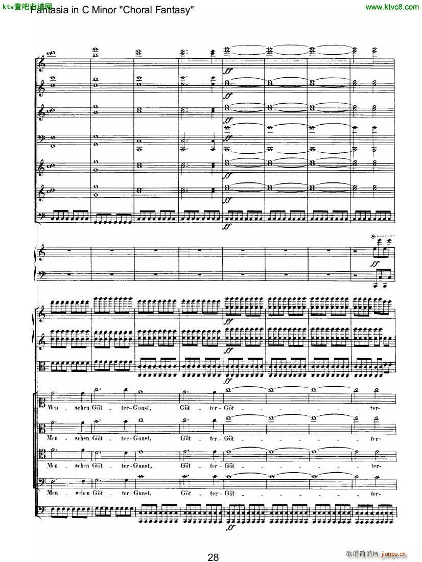 Beethoven op 80 Choral Fantasy 二(钢琴谱)13