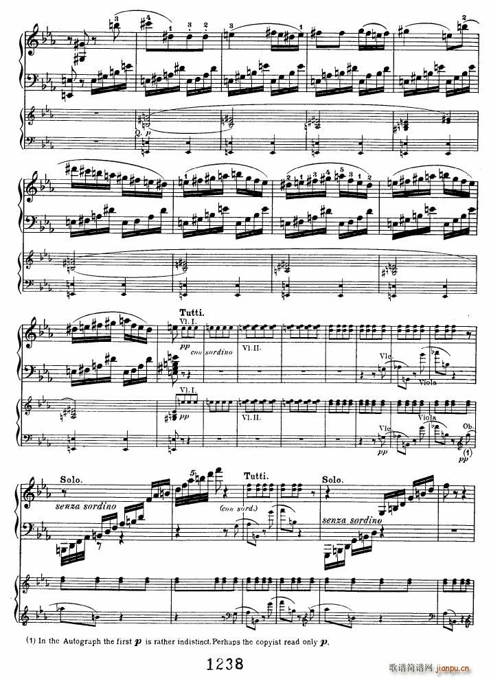 Beethoven op 37 Piano Concerto no 3 2pno red 二(钢琴谱)5