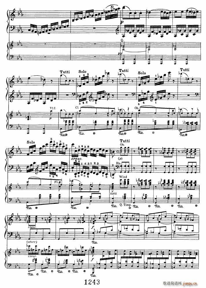 Beethoven op 37 Piano Concerto no 3 2pno red 二(钢琴谱)10