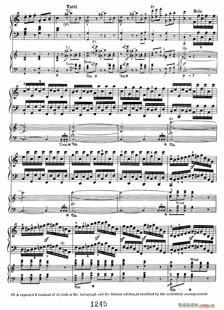 Beethoven op 37 Piano Concerto no 3 2pno red 二(钢琴谱)12