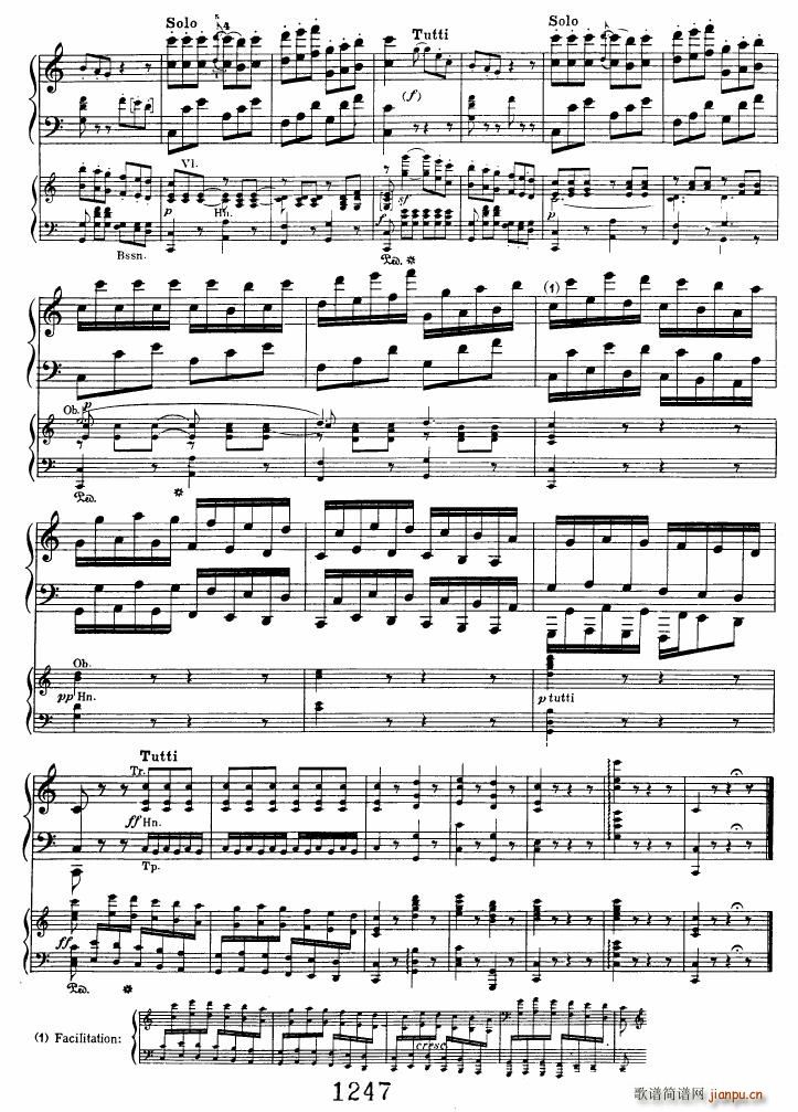 Beethoven op 37 Piano Concerto no 3 2pno red 二(钢琴谱)14