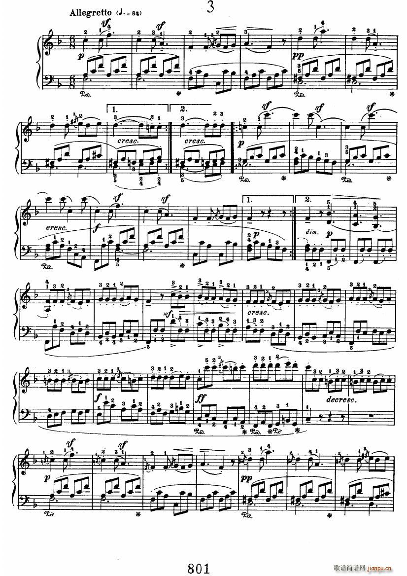Beethoven op 33 7 Bagatelles(钢琴谱)10