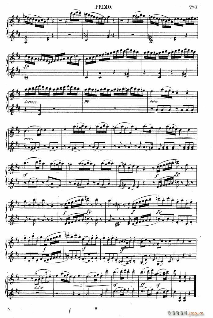 Beethoven op 6 Sonata 2 pno(钢琴谱)10